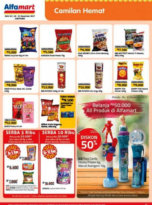 Katalog Promo Alfamart Makanan Ringan