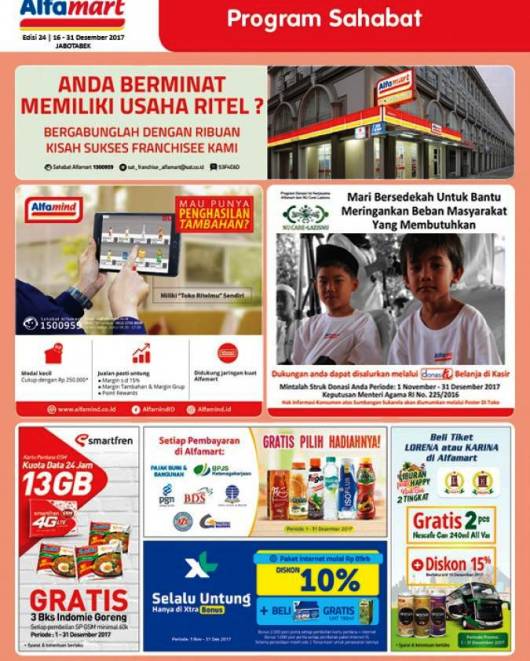 Update Katalog Promo Alfamart Terbaru Akhir Tahun 2017